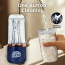 400ml USB-C Rechargeable Portable Juicer with Travel Lid – Personal Blender for Smoothies & Shakes