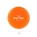 28cm Lazy Dayz Jumbo Neon Beach Frisbee - Orange