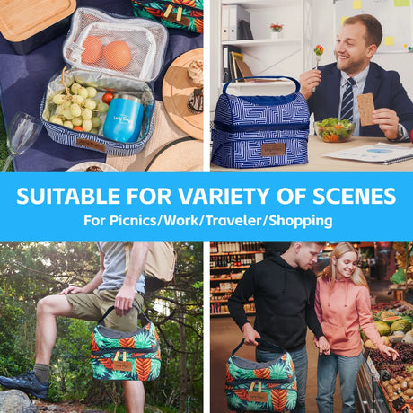 Lazy Dayz Insulated Deluxe Lunch Cooler - Mossman