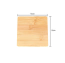 4 Pcs Bamboo Unique Drink Coasters