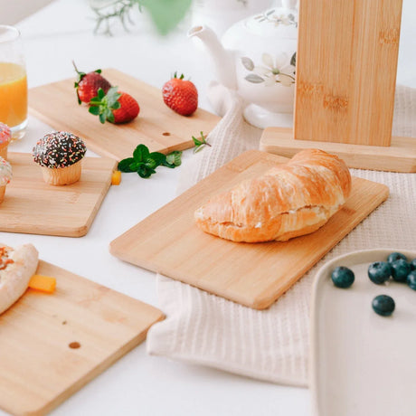 4 Pcs Chopping Block Set With Display