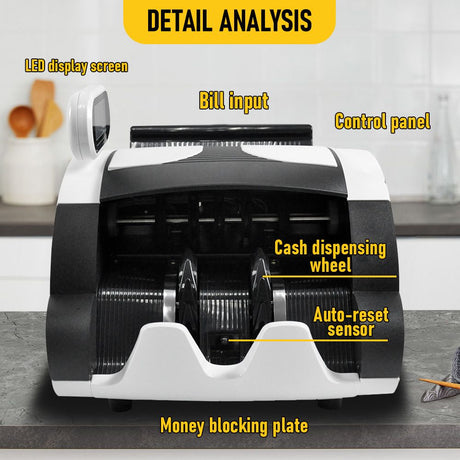 Money Counter Machine with UV, Bill Counter Suitable for AUD Dollars