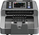 Mixed Denomination Money Counter with Counterfeit Detection, Touch Screen, and CIS/UV/MG/IR/MT, USD, AUD, EUR, CAD Cash Counter for Business, Merchant