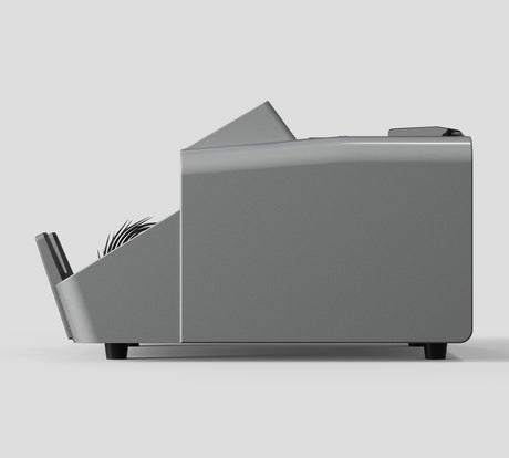 Mixed Denomination Money Counter with Counterfeit Detection, Touch Screen, and CIS/UV/MG/IR/MT, USD, AUD, EUR, CAD Cash Counter for Business, Merchant