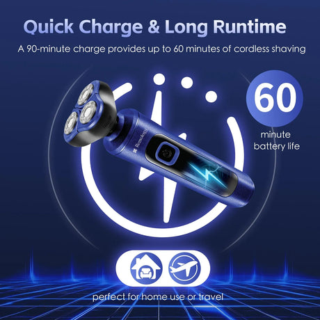 Remology Clean Shave Rechargeable Cordless Shaver