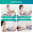 Adjustable Air Lumbar Spine Reliever – Inflatable Back Stretcher with Acupressure & Magnets