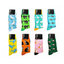 8 Pairs Fashion Novelty Funny  Socks one Size 5-13 Men  Socks  Women  Socks