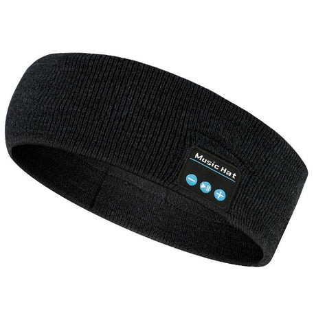 Headset Bluetooth 5.0 Wireless Stereo Earbud Headphone Sports Headband w/Mic-Black