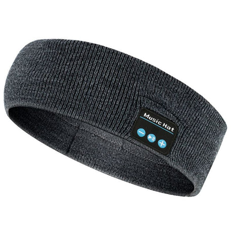 Headset Bluetooth 5.0 Wireless Stereo Earbud Headphone Sports Headband w/Mic-Black