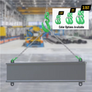 2SET 3.15T Sling Hook Heavy Duty Hammerlock/Slip Hook Kit With Swivel Winch & Safety Latch-Green