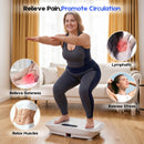Vibration Plate Exercise Machine, Whole Body Shake Plate with LED Touch Screen & Bluetooth Speaker, Multi-Speed Fitness Platform