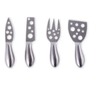 4 Pcs Clevinger Hobson Stainless Steel Cheese Knife Set With Magnetic Block