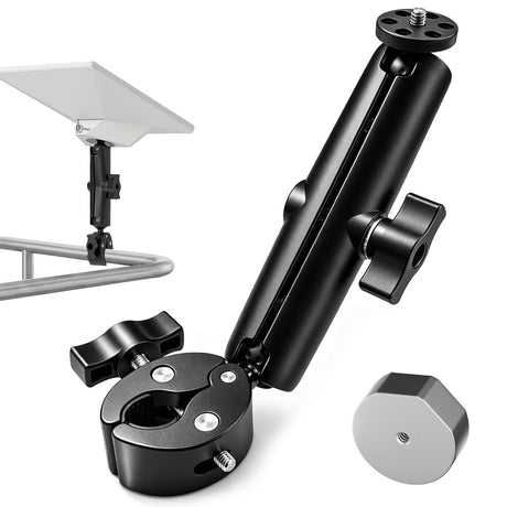Pole Clamp for Starlink Mini, Adjustable Mount & Adapter Aluminum Alloy Pipe Adapter for 2024/2025/2026 Starlink Mini, RV/Yacht/Van/Camper/Boat