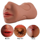 3 in 1 Male Masturbator Adult Sex Toys with Realistic, Men'S Pocket Stroker Toy