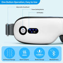Eye Massager with Heat, Vibration and Warm Compress, Smart Sleeping Eyes Mask with Bluetooth Can Connect with Phone for Music