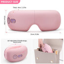 Eye Massager with Heat, Vibration and Warm Compress, Smart Sleeping Eyes Mask with Bluetooth Can Connect with Phone for Music,Gift for Mother's Day
