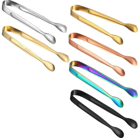 Stainless Steel Ice Sticks Candy Clips 6 pcs Multicolor Party Wedding Salad Bar Kitchen Compatible with Oral-B