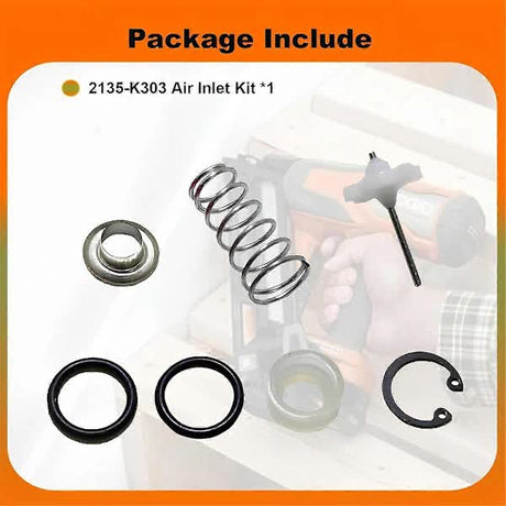 2135 K303 Air Intake Kit Compatible with 2135 2131 2135Ti 2112 1/2 inch Impact Wrench Replacement Part