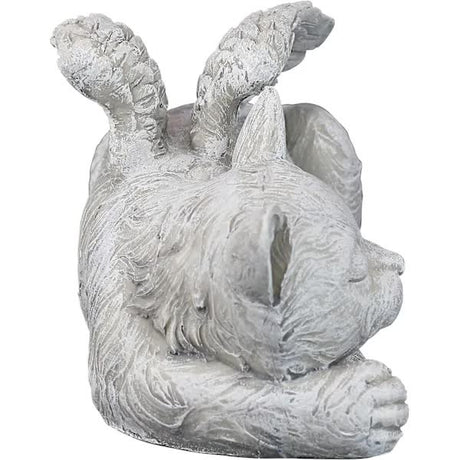 Memorial Cat Pet Angel Statue with Honorary Headstone