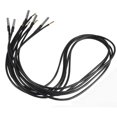 Digital Temperature Sensor Waterproof DS18B20 5pcs Thermal Cable -55 to +125℃ Compatible