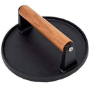 Heavy Duty Pre-Seasoned Cast Iron Hamburger Press with Heat Resistant Handle, Compatible with Griddle