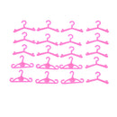 Pink Hangers Accessories For Barbie Doll, 20 pcs Dress Clothes Hangers