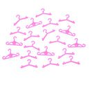 Pink Hangers Accessories For Barbie Doll, 20 pcs Dress Clothes Hangers