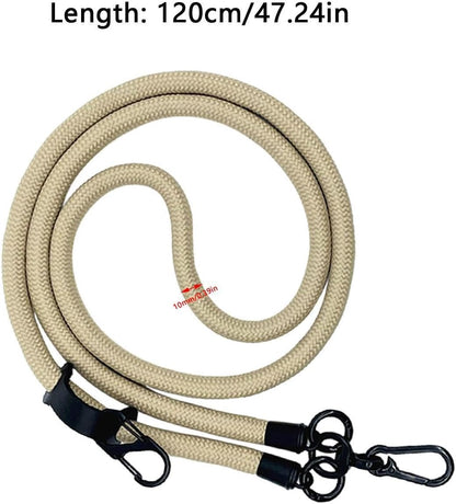 Thick Rope Phone Lanyard 10MM Mobile Strap Neck Holder Compatible with Apple Samsung