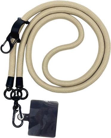 Thick Rope Phone Lanyard 10MM Mobile Strap Neck Holder Compatible with Apple Samsung