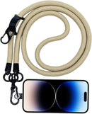 Thick Rope Phone Lanyard 10MM Mobile Strap Neck Holder Compatible with Apple Samsung