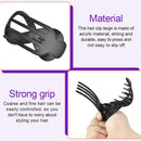 Matte French Style Hair Clips, 4pcs Large Acrylic Non-Slip Barrette Clips for Thick Hair