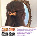 Matte French Style Hair Clips, 4pcs Large Acrylic Non-Slip Barrette Clips for Thick Hair
