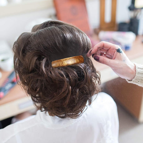 6 pcs Large French Hairpins Hair Clips for Women Retro Hair Accessories 6 Colors Classic Pattern