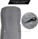 Sauna Skirt for Women with Pockets and Buttons Long Towel Grey
