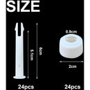 Pool Frame Pins Replacement 24 pcs Plastic Joint Pins for Pool Assembly
