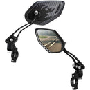 Bicycle Mirrors, Two pcs HD Safety Glass Adjustable Rearview Mirrors for Mountain Bike