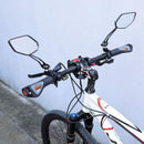 Bicycle Mirrors, Two pcs HD Safety Glass Adjustable Rearview Mirrors for Mountain Bike