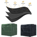 IBC Tank Cover Compatible with 1000L Tank Green 120x100x116cm Dustproof Anti-UV Anti-Rain Water Container Protective Cover