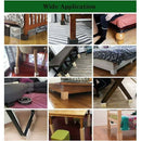 Wooden Furniture Risers 4-Pack 5x5x5cm for Desk Table Bed Lifting Feet Compatible with Multiple Brands