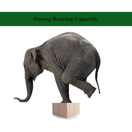 Wooden Furniture Risers 4-Pack 5x5x5cm for Desk Table Bed Lifting Feet Compatible with Multiple Brands