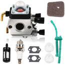 Carburetor Kit for STIHL FS55 FS55R FS55RC FS38 KM55 HL45 KM55R Air Filter Fuel Pilot Spark Plug Kit