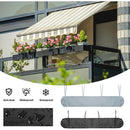 AAF Awning Dust Cover 3m Waterproof Black Storage Winter Protection Compatible with Patio Awnings