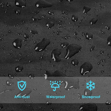 AAF Awning Dust Cover 3m Waterproof Black Storage Winter Protection Compatible with Patio Awnings
