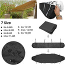 AAF Awning Dust Cover 3m Waterproof Black Storage Winter Protection Compatible with Patio Awnings