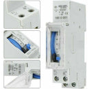 SUL180A Programmable Timer Relay 15 Minutes to 24 Hours DIN Rail Mounted Mechanical Timer