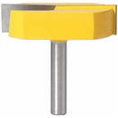 Edge Router, 8mm, 8x57mm Bottom Cleaning, T-Slot, Yellow Blade, Compatible with DE