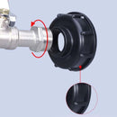 IBC Tank Faucet 1000L with Garden Hose Tap Adapter S60X6 Connector Plastic 1/2 Inch for Rainwater Harvester