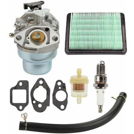Honda HR Series GCV160 Carburetor Kit with Gasket and Filter Black 1pc