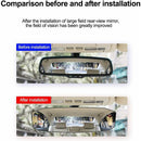 Panoramic Interior Rearview Mirror for Car or Truck, 238 x 84 mm, Universal Wide Angle Compatible
