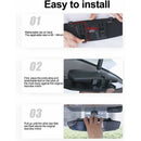 Panoramic Interior Rearview Mirror for Car or Truck, 238 x 84 mm, Universal Wide Angle Compatible